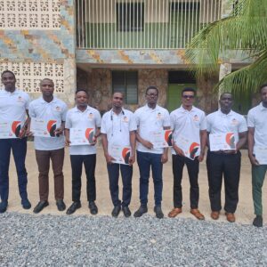 Each trainee received a certificate after completing the gold training