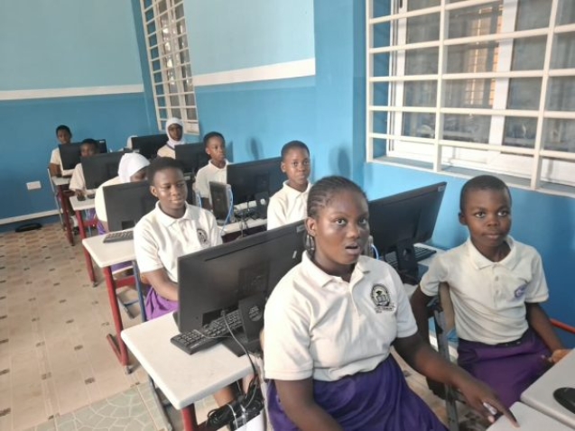 Digital Education learners at Upper Class international